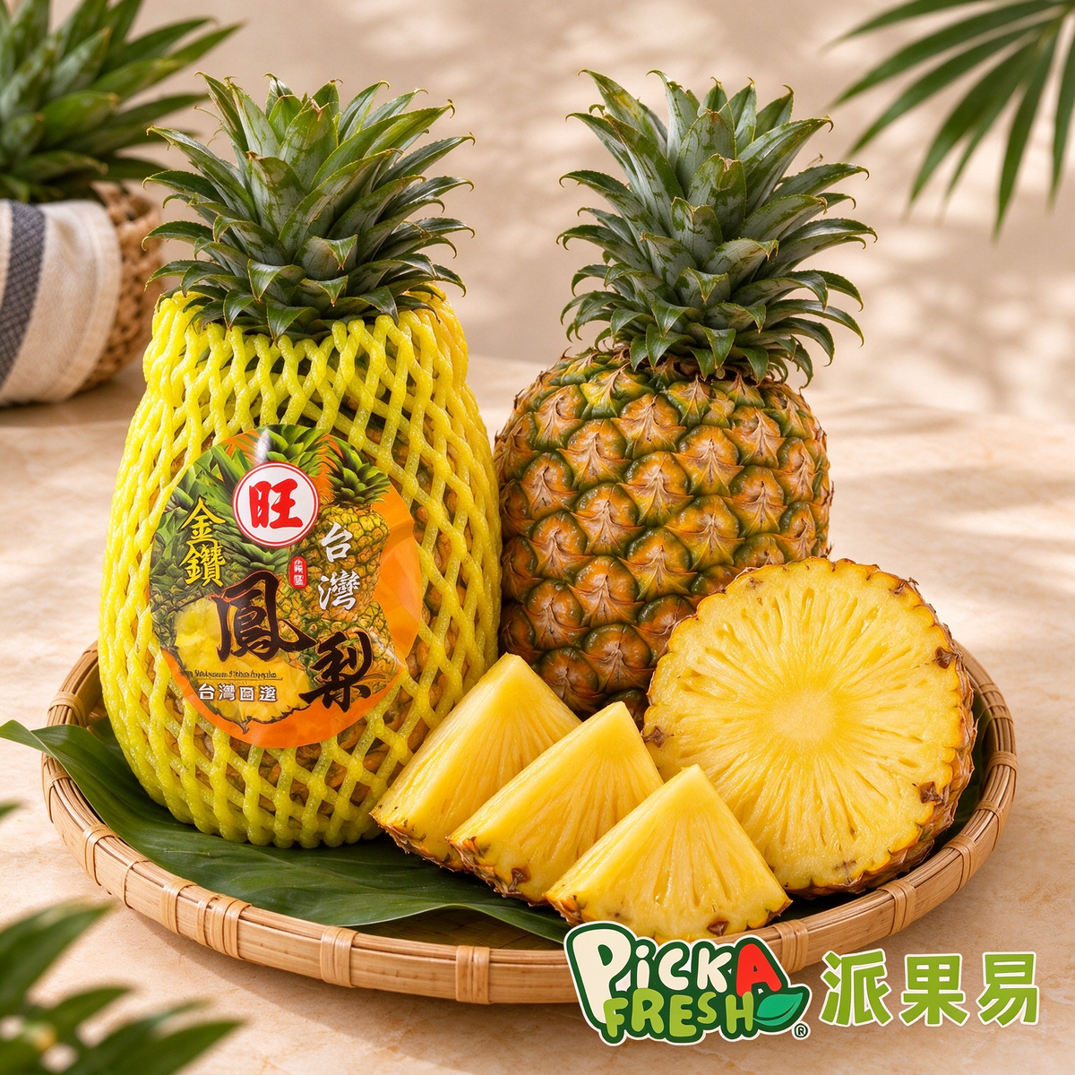 台灣金鑽鳳梨 1個