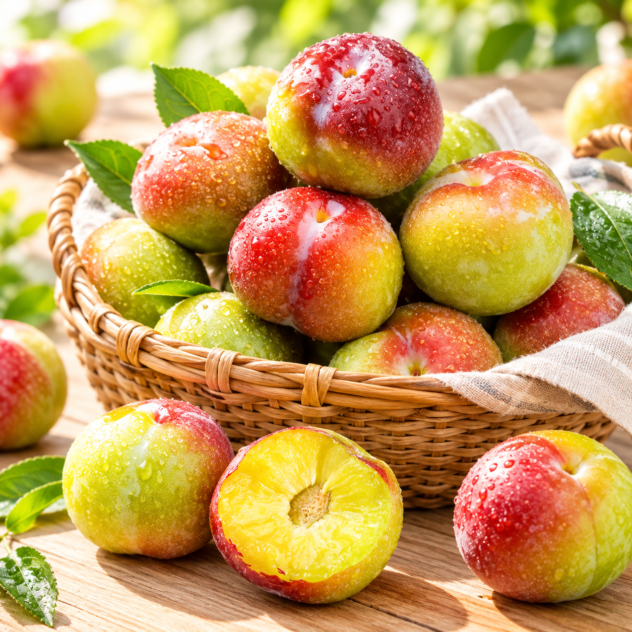 Chinese "Banbianhong" Crisp Plums 500g