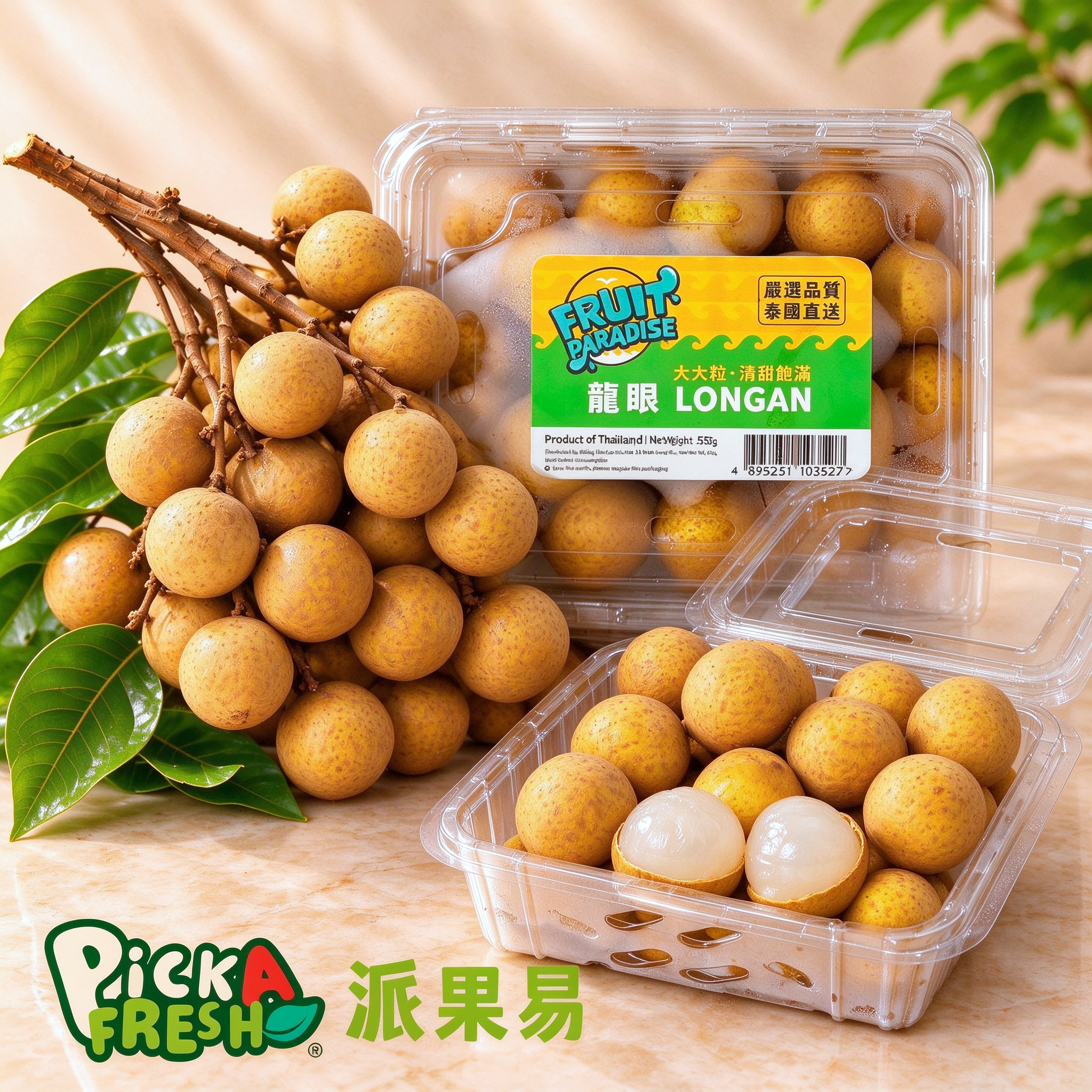 泰國龍眼 (約500G) 1 盒