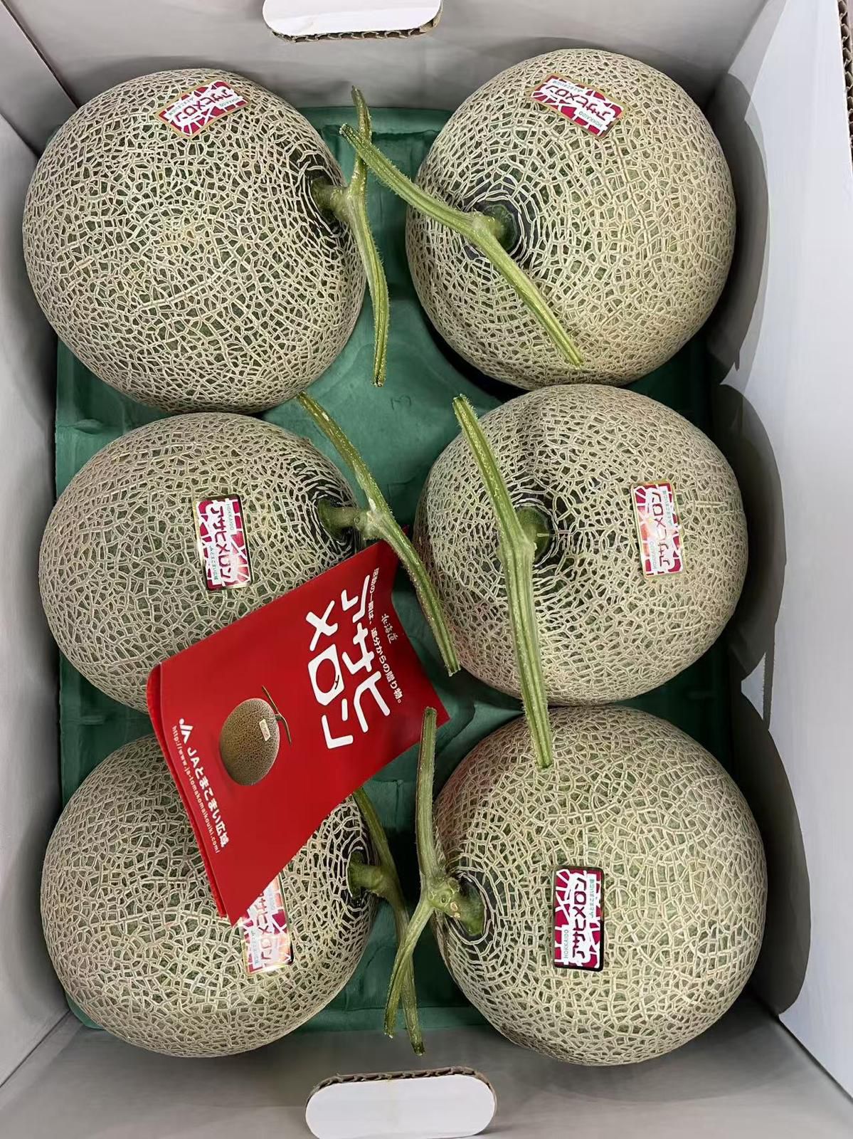 日本北海道Asahi赤肉蜜瓜 1個