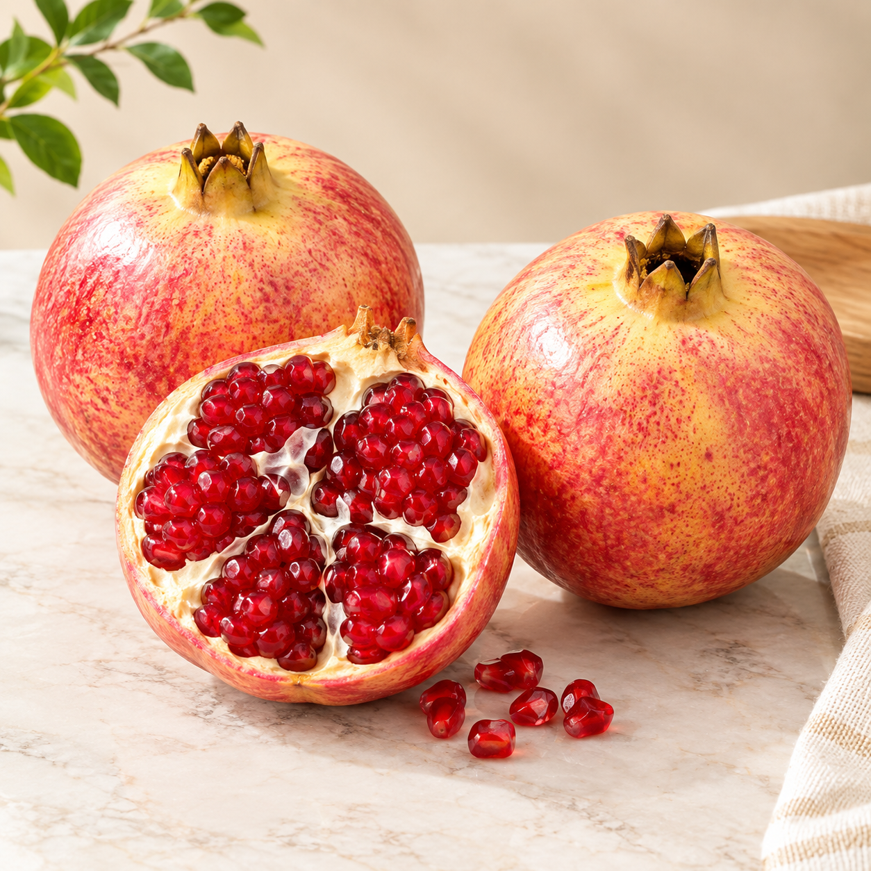 Chinese Soft-Seeded Pomegranate, 1 box (2 pieces)