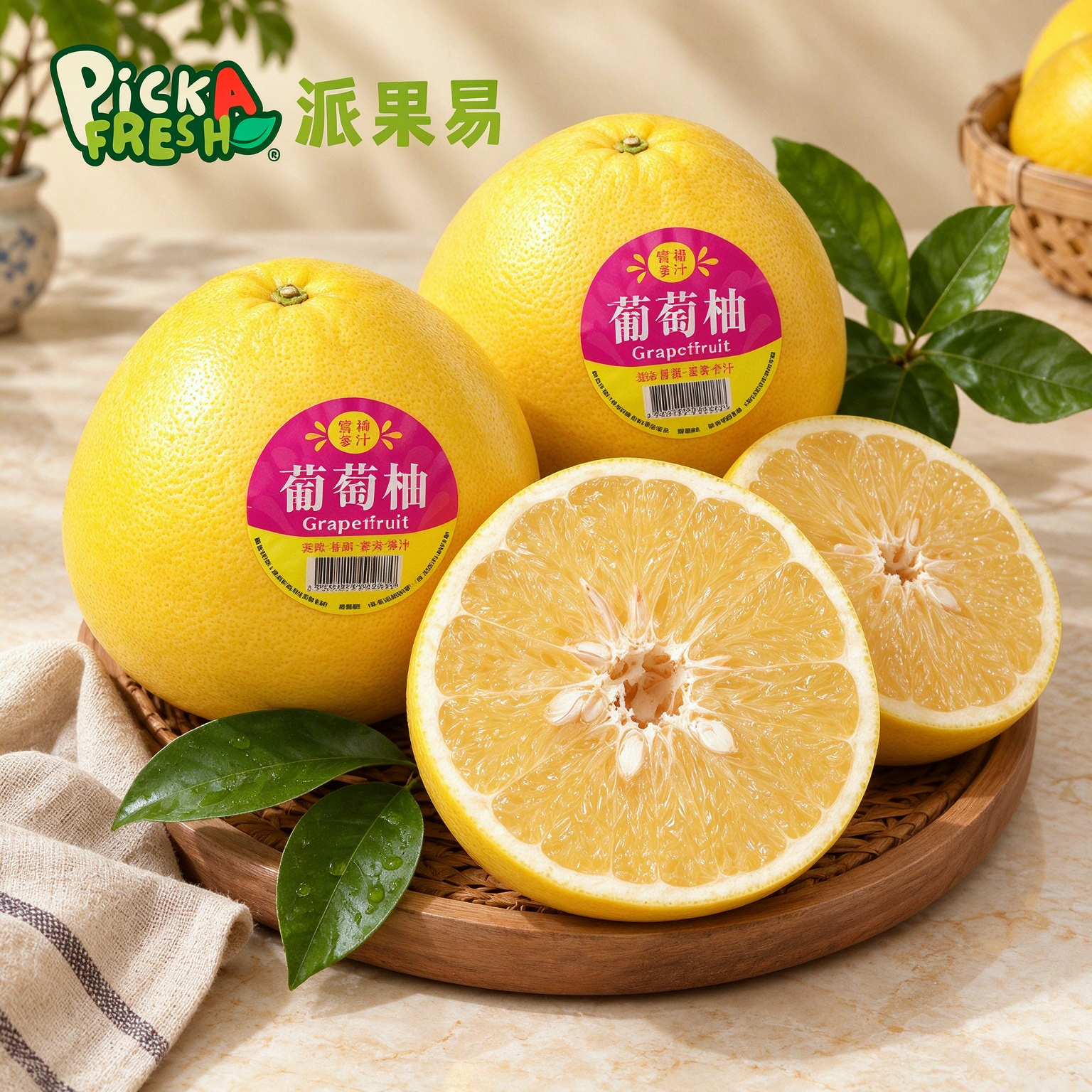 中國葡萄柚 2粒